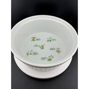 Vintage Anchor Hocking Floret Souffle Dish